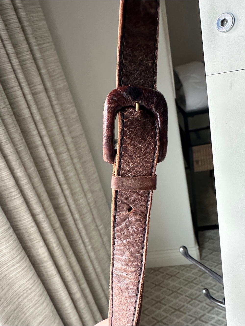 Elliott Lucca Woven Straw and Brown Leather Shoulder Bag - Brown/Beige - Picture 4 of 9
